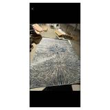Harmony collection 7â10x10â6 rug gray and blue