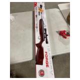 Forge Break Barrel Gas Piston .177 Caliber Pellet Air Rifle and 4x32 Scope with Rings