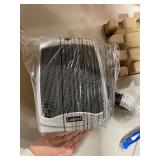 Lasko 1500W Ceramic Space Heater with Adjustable Thermostat, 754200, Silver