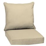 Arden Selections Tan Outdoor Deep Seat Cushion Set - 46.5 in L x 25 in W x 6.5 in H