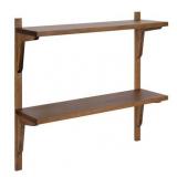 Kate and Laurel Meridien Mid-Century Wall Shelves - 24x8x24 Retail:$89.99