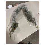 48in Flocked Weeping Noble Fir Garland