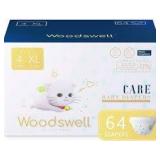 Woodswell Be Natural baby diapers size 3, 72 diapers