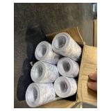 DAXZZ Fleur Gris Adhesive Decorative Shelf Liners (6 PACK)