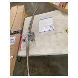 Curved Bathroom Wall-Mounted Shower Rod