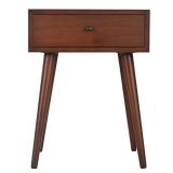 Decor Therapy Mid-Century 1-Drawer Side Table