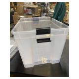 IRIS Weathertight Plastic Storage Totes (2 PACK)