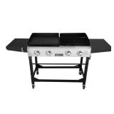 Royal Gourmet 4-Burner Portable Flat Top Gas Grill
