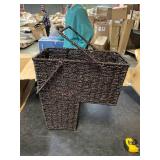Woven Wicker Staircase Basket