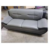 Bolin Furniture Modern PU Leather 3-Person Sofa