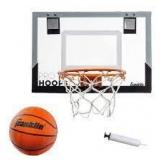 Franklin Sports Over The Door Basketball Hoop w/ Accessories