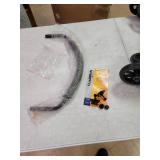 Medline Mobility Lightweight Folding Aluminum Rollator Walker with 6-inch Wheels, Adjustable Seat and Arms, Light Blue - Blue