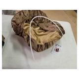 Furhaven Orthopedic Pet Bed for Dogs and Cats - Microvelvet Snuggery Blanket Burrow Nest Dog Bed with Removable Washable Cover, Espresso, 26-Inch