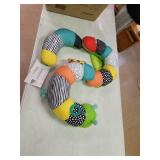 Infantino Prop-A-Pillar Tummy Time & Seated Support - Pillow Support for Newborn and Older Babies, with Detachable Support Pillow and Toys, for Development of Strong Head and Neck Muscles Green