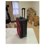 Travel Select Amsterdam Expandable Rolling Upright Luggage, Burgundy, 2-Piece Set