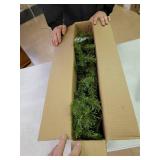 National Tree Company Pre-Lit Artificial Christmas Garland, Green, Evergreen, Multicolor Lights, Plug In, Christmas Collection, 9 Feet