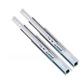 8 Pack Promark 3-Section 100 LB Capacity Full Extension Ball Bearing Side Mount Drawer Slides (22 Inches)