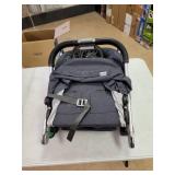 2018 UPPAbaby MINU Stroller - Jordan (Charcoal Melange/Silver/Black Leather)