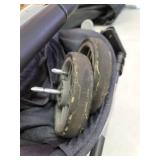 2018 UPPAbaby MINU Stroller - Jordan (Charcoal Melange/Silver/Black Leather)