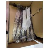 Powell Bronze with Muted Copper Stamped Back Counter Stool, 24"