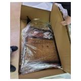 Powell Bronze with Muted Copper Stamped Back Counter Stool, 24"