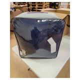 Lush Decor 16T001912 Ravello Shabby Chic Style Pintuck Navy 5 Piece Comforter Set with Pillow Shams, King