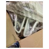 Amazon Basics Slim, Velvet, Non-Slip Suit Clothes Hangers, Ivory/Rose Gold - Pack of 100