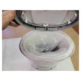 Dekor Plus Hands-Free Diaper Pail, White