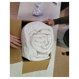 Beautyrest 100% Cotton Heated Mattress Pad, Dual Temperature Control Electric Bed Warmer with 18" Deep Pocket, 20 Level Setting, Auto Shut Off Safety, Queen, Deluxe White