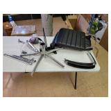 Amazon Basics High-Back Executive Swivel Office Desk Chair with Ribbed Puresoft Upholstery - Black, Lumbar Support, Modern Style