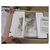 SmartBidet Electric Bidet Seat with Control Panel for Elongated Toilets in White