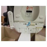 SmartBidet Electric Bidet Seat with Control Panel for Elongated Toilets in White