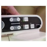 SmartBidet Electric Bidet Seat with Control Panel for Elongated Toilets in White