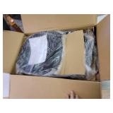 FurnitureR FIYAN PP FULL BK 2PCS Black Bar Stool