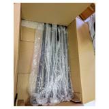 FurnitureR FIYAN PP FULL BK 2PCS Black Bar Stool