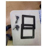 FurnitureR FIYAN PP FULL BK 2PCS Black Bar Stool