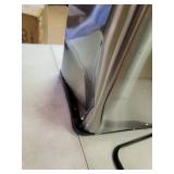 iTouchless 13 Gallon Sensor Trash Can Battery-Free Automatic Bin with Odor Filter, for Kitchen and Office, Black and Stainless Steel, Ac Adapter