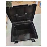 Pendaflex Portable File Box with File Rails, Hinged Lid with Double Latch Closure, Black, (41742AMZ)