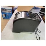 Royal Sovereign 4 Row Electric Coin Counter With Patented Anti-Jam Technology & Digital Counting Display (FS-44P),Black