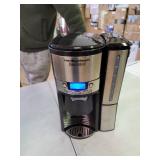 Hamilton Beach (47950) Coffee Maker with 12 Cup Capacity & Internal Storage Coffee Pot, Brewstation, Black/Stainless Steel