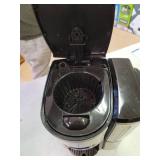 Hamilton Beach (47950) Coffee Maker with 12 Cup Capacity & Internal Storage Coffee Pot, Brewstation, Black/Stainless Steel