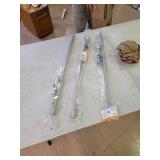 Kenney Kendall Standard Decorative Window Curtain Rod, KN71716, 28-48" (71cm-122cm), 5/8" (15.8mm) diameter, Brushed Nickel