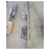 Kenney Kendall Standard Decorative Window Curtain Rod, KN71716, 28-48" (71cm-122cm), 5/8" (15.8mm) diameter, Brushed Nickel