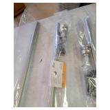 Kenney Kendall Standard Decorative Window Curtain Rod, KN71716, 28-48" (71cm-122cm), 5/8" (15.8mm) diameter, Brushed Nickel