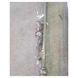 Kenney Kendall Standard Decorative Window Curtain Rod, KN71716, 28-48" (71cm-122cm), 5/8" (15.8mm) diameter, Brushed Nickel