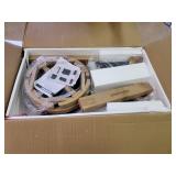 Ball & Cast Swivel Counter Height Bar Stool - 24 Inch Height, Light Brown