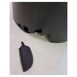 Umbra Vento Open Top 16.5-Gallon Kitchen Trash Large, Garbage Can for Indoor, Outdoor or Commercial Use, Black/Nickel