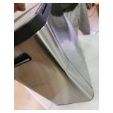 EKO Dual Compartment Stainless Steel Recycle Step Trash Can, 30L + 15L