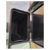 EKO Dual Compartment Stainless Steel Recycle Step Trash Can, 30L + 15L