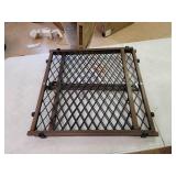 Position & Lock Baby Gate, Pressure-Mounted, Farmhouse Collection